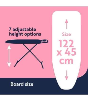 Beldray LA031251PALM1FEU7 Supreme Comfort Ironing Board - Palm Print 122X 45 CM