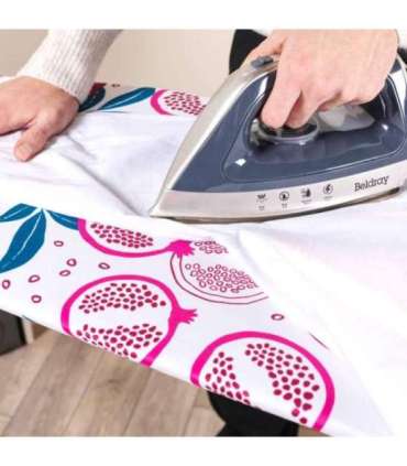 Beldray LA031282POM2FEU7 Easy Glide Ironing Board - Pomegranate Printt122X 38 CM