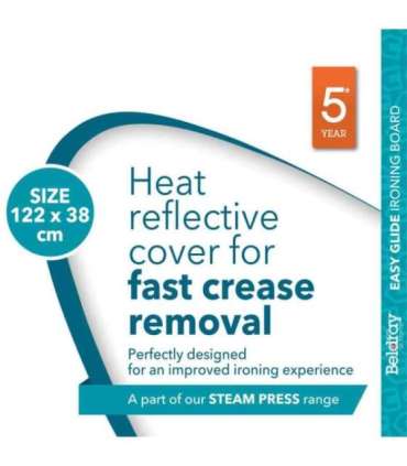 Beldray LA031282POM2FEU7 Easy Glide Ironing Board - Pomegranate Printt122X 38 CM