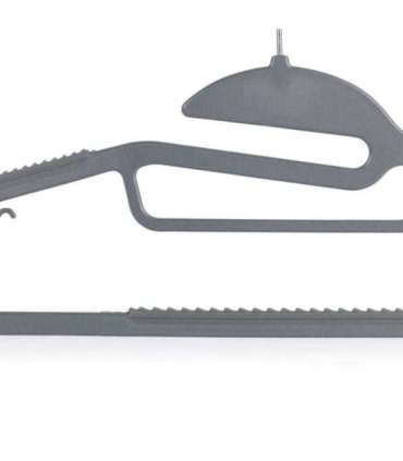Beldray LA070598GRYFEU7 Grey Slimline Clothes Hangers - 8 Pack