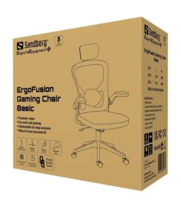 Sandberg 640-97 ErgoFusion Gaming Chair Basic