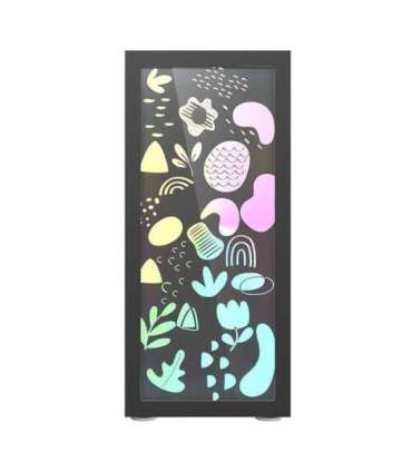 Computer Case Darkflash DK210 Graffiti (black)