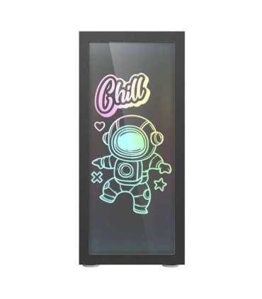 Computer Case Darkflash DK210 Graffiti (black)