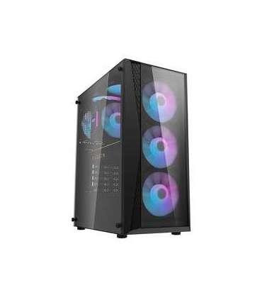 Darkflash DK352 Plus computer case + 4 fans (black)