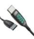 USB-C to USB-C cable BlitzWolf BW-TC23, with display, 100W, 0.9m (black)