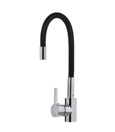 PYRAMIS 090919638 kitchen faucet Black, Chrome