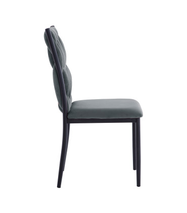 Стул EMORY, серый бархат