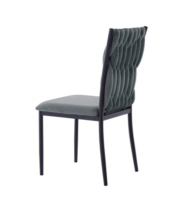 Стул EMORY, серый бархат