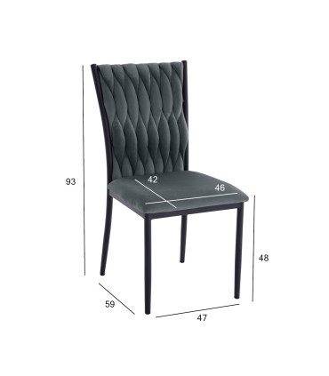 Tool EMORY 47x59xH93cm, hall samet