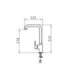 Pyramis Silvio 090935801 Volcano kitchen mixer (black)