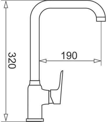Faucet Pyramis Silvio Karbon