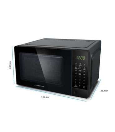 Esperanza EKO009 microwave Black Solo microwave Countertop 20 L 700 W