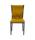 Стул EMORY, золотисто-желтый бархат