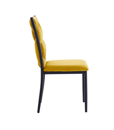 Tool EMORY 47x59xH93cm, kuldkollane