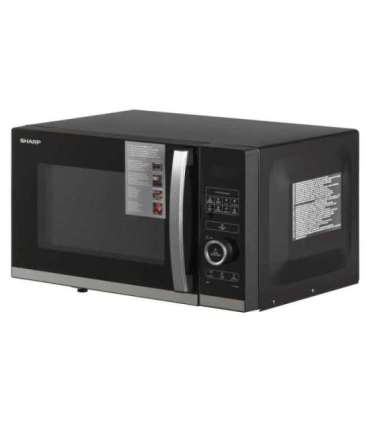 Sharp YC-QS254AE-B microwave Countertop Solo microwave 25 L 900 W Black, Stainless steel