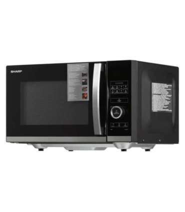 Sharp YC-QS254AE-B microwave Countertop Solo microwave 25 L 900 W Black, Stainless steel