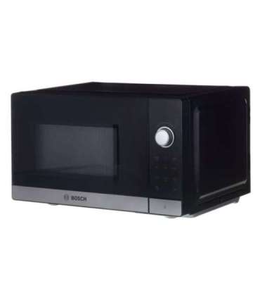 Bosch Serie 2 FFL023MS2 microwave Countertop Solo microwave 20 L 800 W Black, Stainless steel