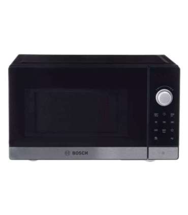 Bosch Serie 2 FFL023MS2 microwave Countertop Solo microwave 20 L 800 W Black, Stainless steel