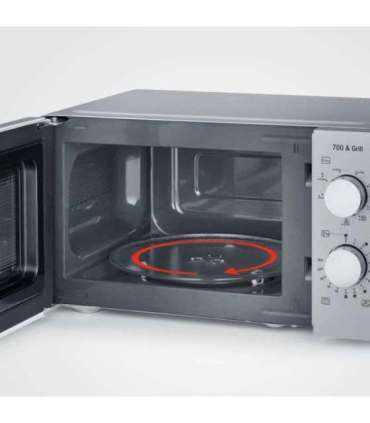 Severin MW 7780 microwave Black, Silver Grill microwave Countertop 17 L 700 W