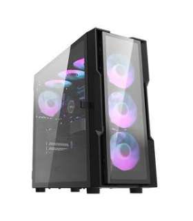 Darkflash DK431 Glass Computer Case + 4 fans (black)