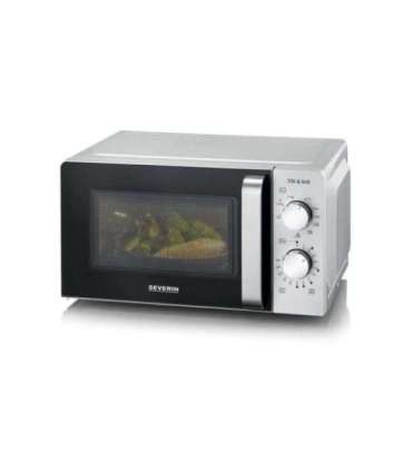 Severin MW 7780 microwave Black, Silver Grill microwave Countertop 17 L 700 W