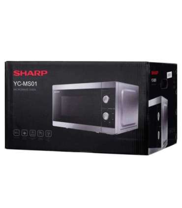 Sharp Home Appliances YC-MS01E-S microwave Countertop Solo microwave 20 L 800 W
