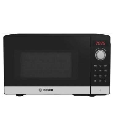 Bosch Serie 2 FEL023MS2 microwave Countertop Solo microwave 20 L 800 W Black, Stainless steel