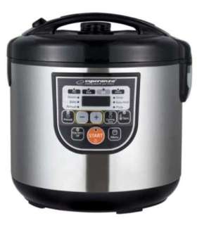 Esperanza EKG011 multi cooker 5 L 860 W Black, Stainless steel