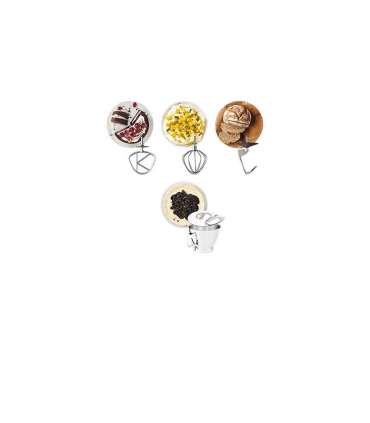 Kenwood KVC65.001WH food processor 1200 W 5 L Stainless steel, White Built-in scales