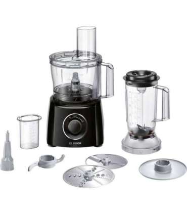 Bosch MCM3201B food processor 800 W 2.3 L Black, Transparent