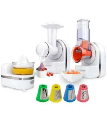Esperanza EKM027 electric grater/spiralizer Plastic White