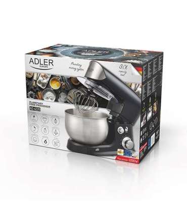 Planetary food processor ADLER AD 4226b black