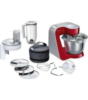 Bosch MUM58720 food processor 1000 W 3.9 L Grey, Red, Stainless steel