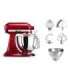 KitchenAid 5KSM175PSECA  Artisan food processor 300 W 4.8 L Red