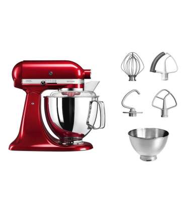 KitchenAid 5KSM175PSECA  Artisan food processor 300 W 4.8 L Red