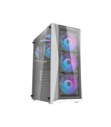 Darkflash DK352 Plus computer case + 4 fans (black and white)