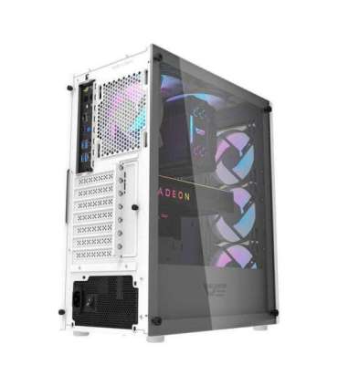 Darkflash DK352 Plus computer case + 4 fans (black and white)