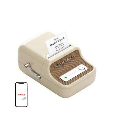 Portable Label Printer Niimbot B21 (Cream)
