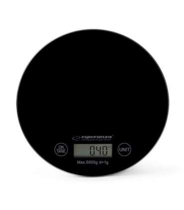 Esperanza EKS003K kitchen scale Black Countertop Round Electronic kitchen scale