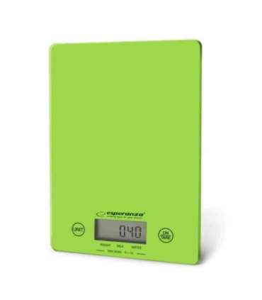 Esperanza EKS002G kitchen scale Electronic kitchen scale Green,Yellow Countertop Rectangle