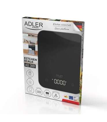 Kitchen scale ADLER AD 3183b black