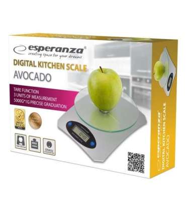 Esperanza Avocado Grey Electronic kitchen scale