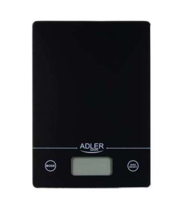 Adler AD 3138 b Mechanical kitchen scale Black Countertop Rectangle