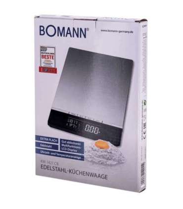 Bomann KW 1421 CB Black, Stainless steel Electronic kitchen scale
