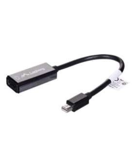 Lanberg AD-0005-BK video cable adapter 0.2 m Mini DisplayPort HDMI Type A (Standard) Black
