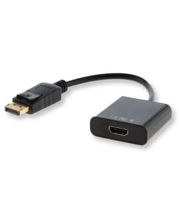 Savio CL-55 video cable adapter 0.2 m DisplayPort HDMI Type A (Standard) Black