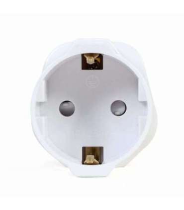 Gembird A-AC-EUFUKM-01 AC power adapter, EU Schuko socket to UK plug, 13 A