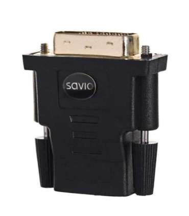 Savio CL-21 cable gender changer DVI HDMI Black
