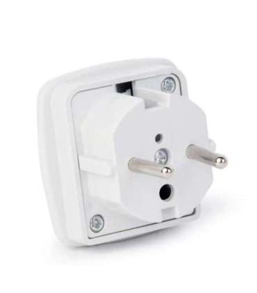 Gembird A-AC-UKEU-001 power plug adapter Type G (UK) Type F White