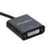 Lanberg AD-0007-BK video cable adapter 0.1 m DisplayPort DVI-D Black